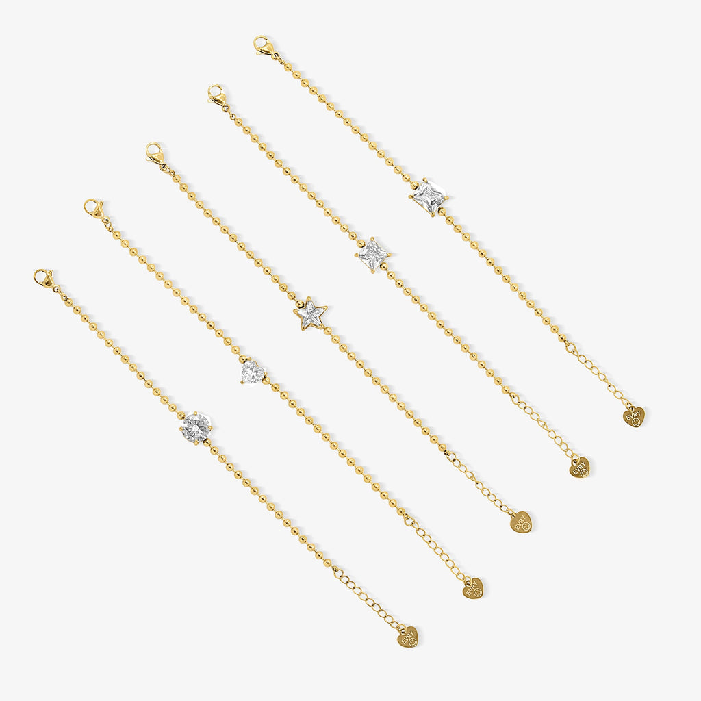 Dreamy Spark 5 Piece Beaded Bracelet Set