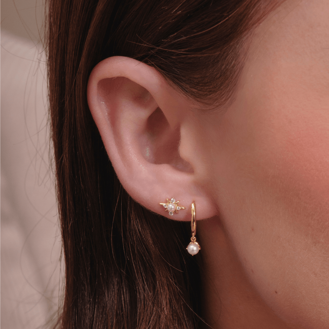 Midnight Pearl Earrings